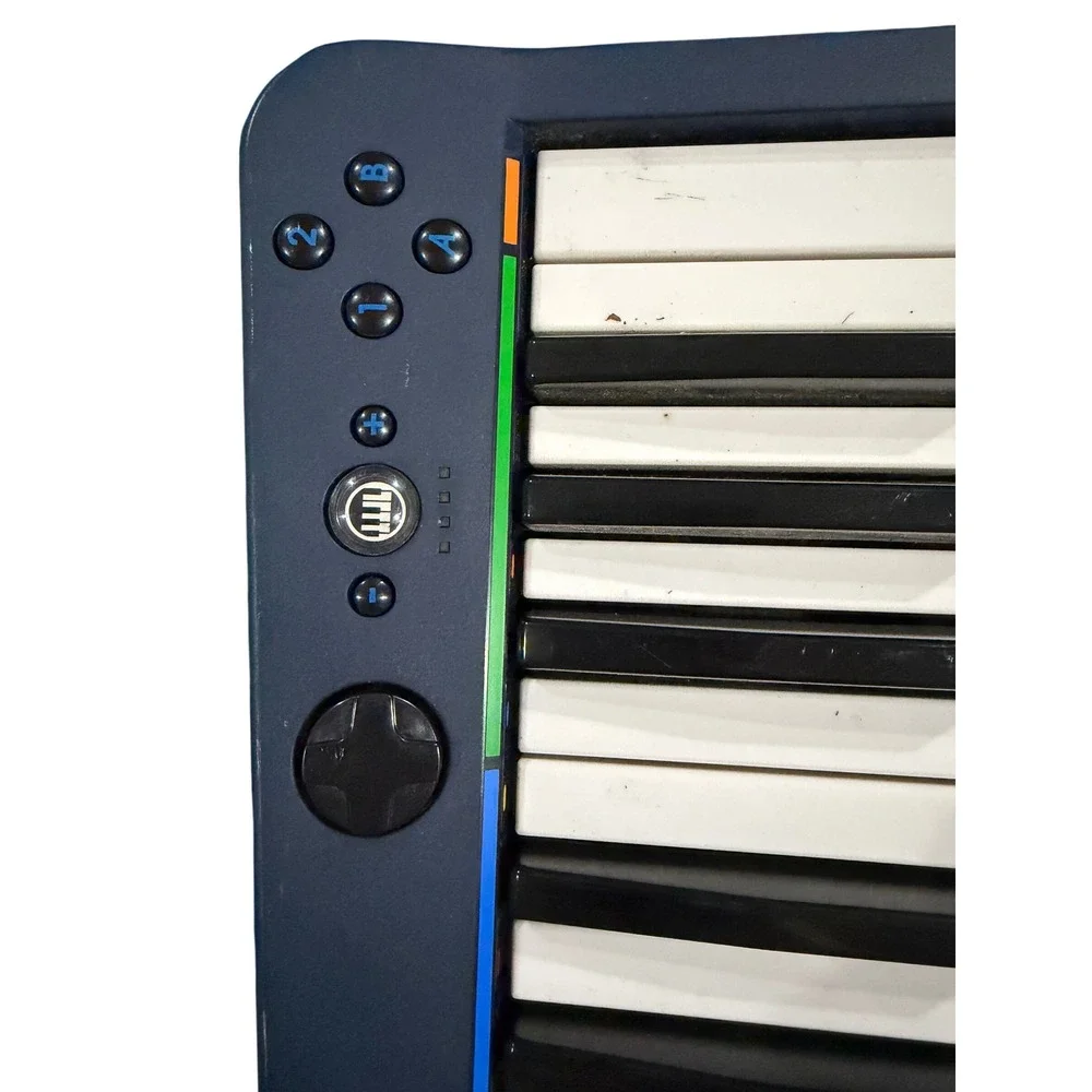 Mad Catz Rock Band 3 Wireless Keyboard Controller Nintendo Wii Wii‎ U Navy Blue